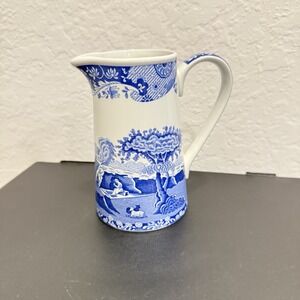 Spode Blue Italian Creamer Small Vase England